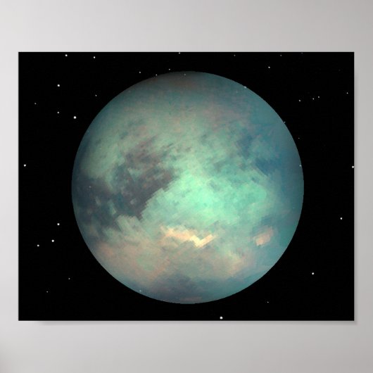Planet Saturn Mondtian Poster (Vorne)