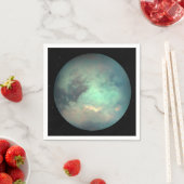 Planet Saturn Mondtian Serviette (Beispiel)