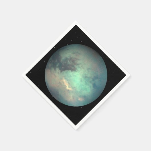 Planet Saturn Mondtian Serviette (Ecke)