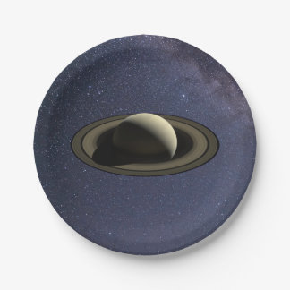 Planet Saturn Pappteller