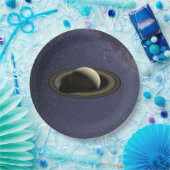 Planet Saturn Pappteller (Party)