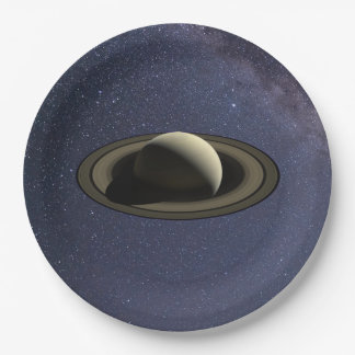 Planet Saturn Pappteller
