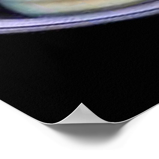Planet Saturn Poster (Ecke)
