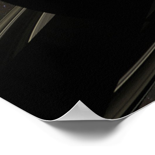 Planet Saturn Poster (Ecke)