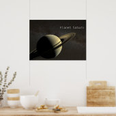 Planet Saturn Poster (Küche)