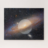 Planet Saturn Puzzle (Horizontal)