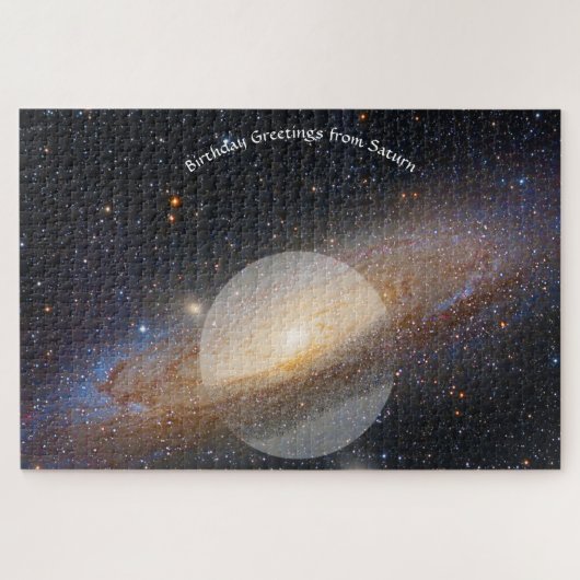 Planet Saturn Puzzle (Horizontal)