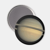 Planet Saturn Sonnensystem Magnet (Vorderseite/Rückseite)