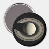 PLANET SATURN (Sonnensystem) ~ Magnet (Vorderseite/Rückseite)