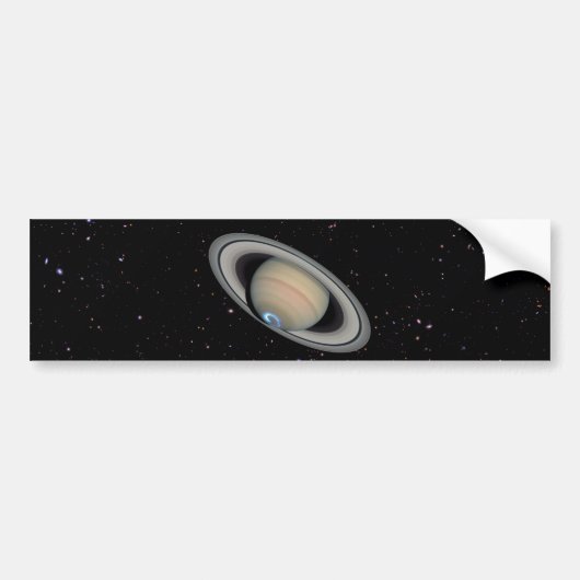 Planet Saturn Starry Sky Autoaufkleber (Vorne)