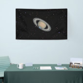 Planet Saturn Starry Sky Banner (Messeveranstaltung)