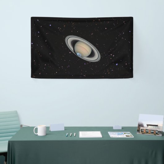 Planet Saturn Starry Sky Banner (Messeveranstaltung)