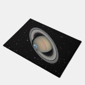Planet Saturn Starry Sky Fußmatte (Schrägansicht)