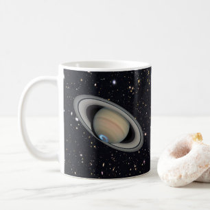 Planet Saturn Starry Sky Kaffeetasse