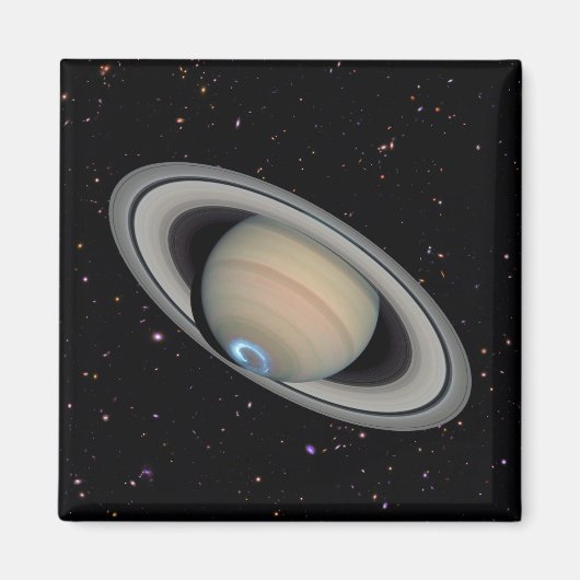 Planet Saturn Starry Sky Magnet (Vorne)
