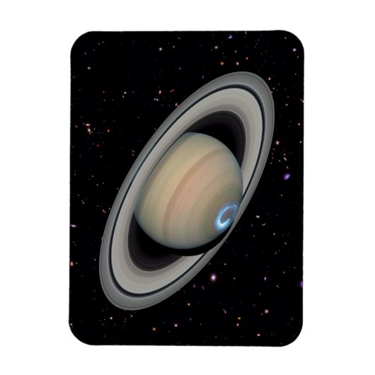 Planet Saturn Starry Sky Magnet (Vertikal)