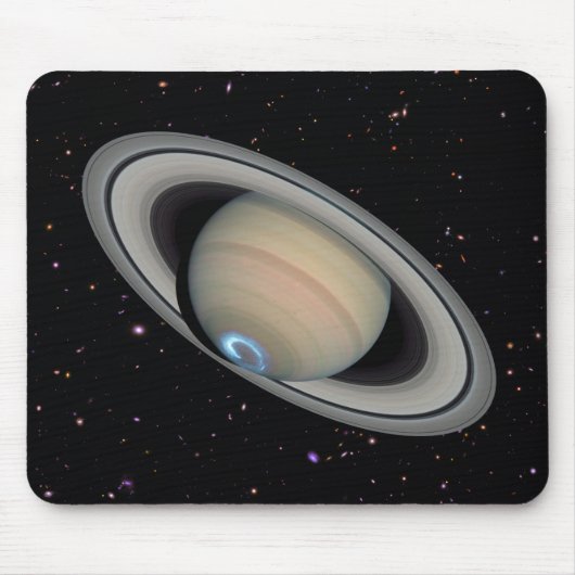 Planet Saturn Starry Sky Mousepad (Vorne)
