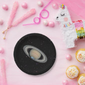 Planet Saturn Starry Sky Pappteller (Party)