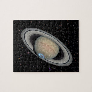 Planet Saturn Starry Sky Puzzle