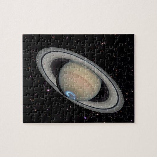 Planet Saturn Starry Sky Puzzle (Horizontal)