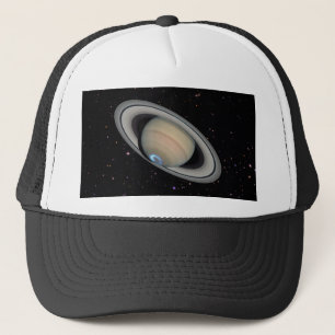Planet Saturn Starry Sky Truckerkappe
