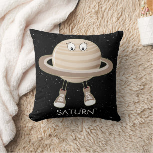 Planet Saturn & Stars Kissen