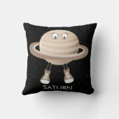 Planet Saturn & Stars Kissen (Rückseite)