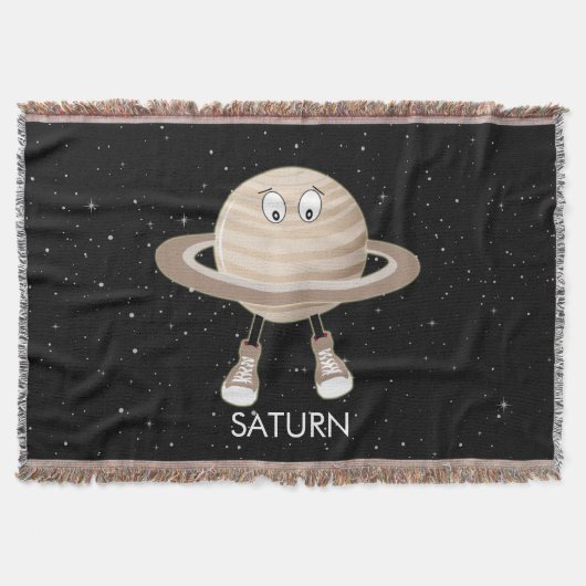 Planet Saturn und Sterne Decke (Vorderseite)