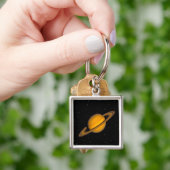 Planet SATURN Zipper-Pull & Gepäck-Tag, Schlüssela Schlüsselanhänger (Hand)