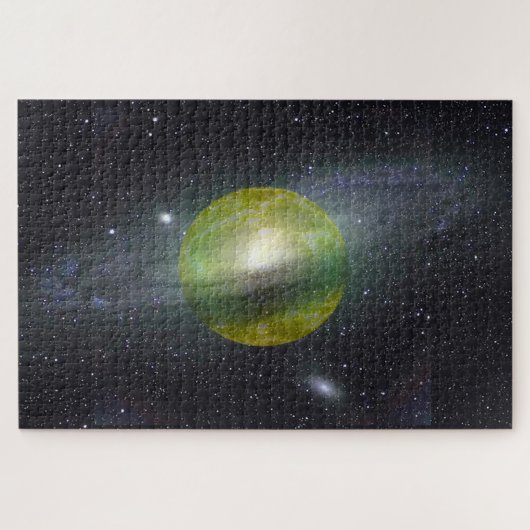 Planet Saturnus Puzzle (Horizontal)