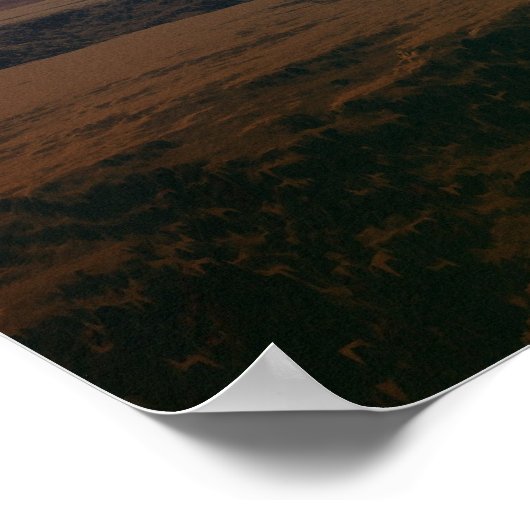 Planet scape - Art Printing Poster (Ecke)