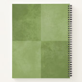 Planet sifaka lemur Primat grün Notizblock (Rückseite)