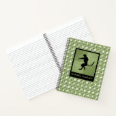 Planet sifaka lemur Primat grün Notizblock (Innenseite)