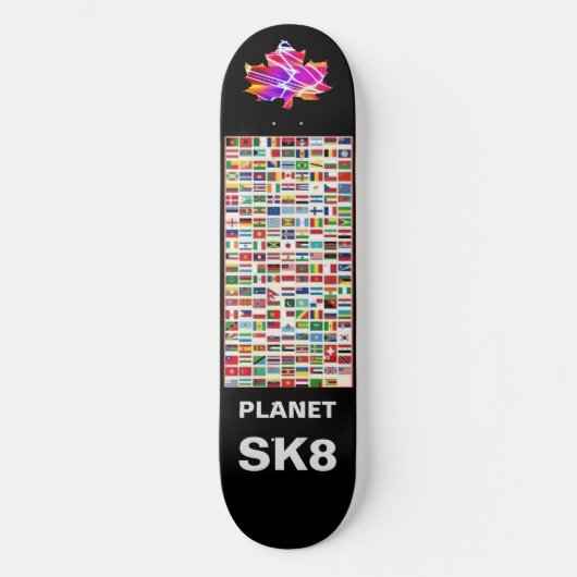 PLANET SK8 SKATEBOARD (Vorderseite)