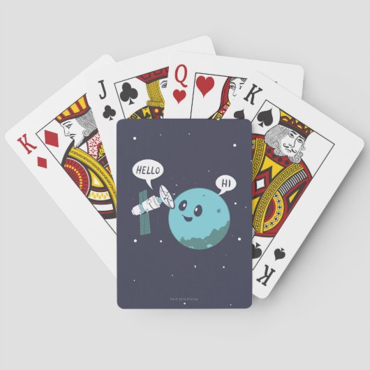 Planet Spielkarten (Rückseite)