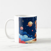 Planet Spielplatz Weltraum Bär Kaffeetasse (Links)
