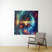 Planet-Splitting-Alien-Pflanze Wandteppich (Beispiel (Horizontal))