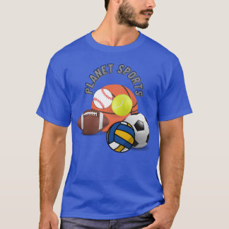 PLANET SPORTS-Shirt Retro T-Shirt