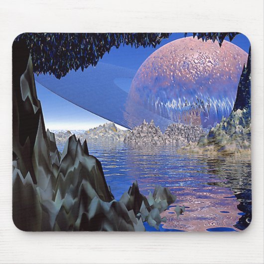 Planet-Steigen Mousepad (Vorne)