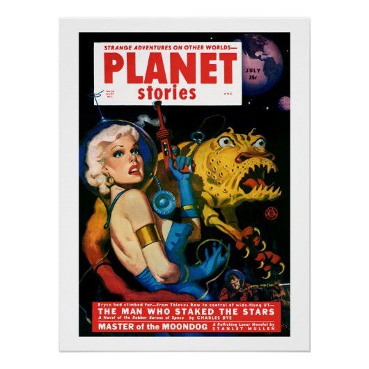 Planet Stories (Juli 1952) Poster (Vorderseite)