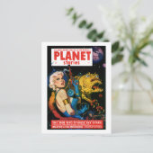 Planet Stories (Juli 1952) Postkarte (Stehend Vorderseite)