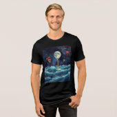 Planet Tri-Blend Shirt (Vorderseite voll)