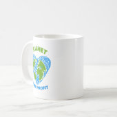 Planet über Gewinn Kaffeetasse (Vorderseite Links)