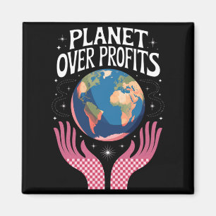 Planet Über Profit Erde Klimawandel Ist Echt T Magnet