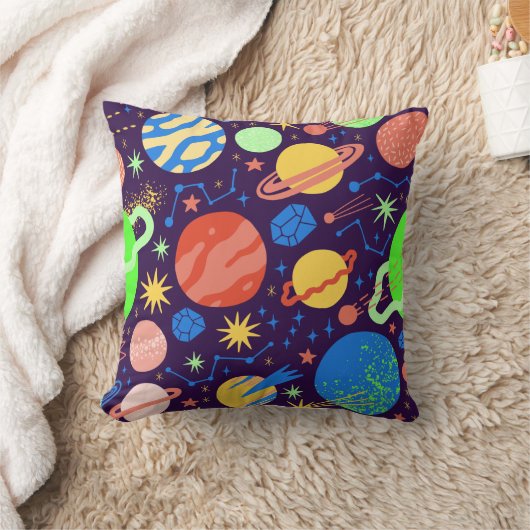 Planet und Raumfahrt Kissen (Decke)