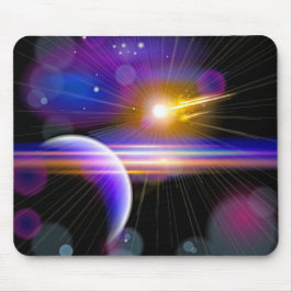 Planet und Star Design Mousepad