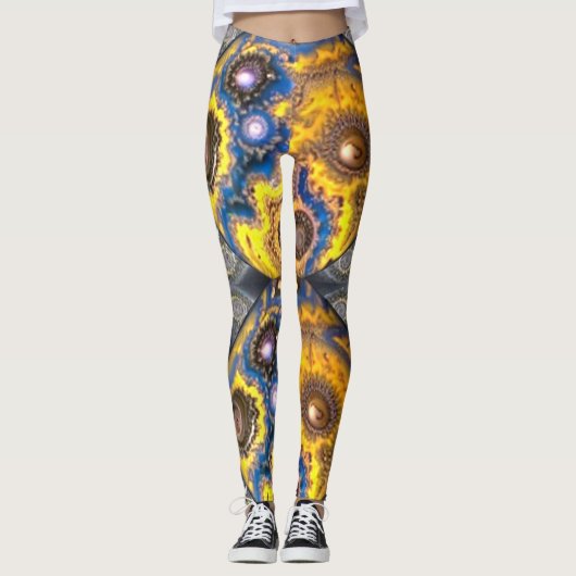 Planet und Supernova Leggings (Vorderseite)