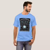 Planet Uranus Detaillierte Astronomie T-Shirt (Vorne ganz)