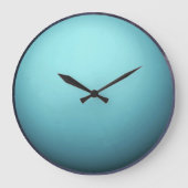 Planet Uranus Große Wanduhr (Vorderseite)