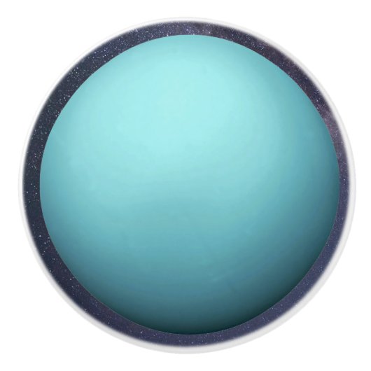 Planet Uranus Keramikknauf (Vorderseite)